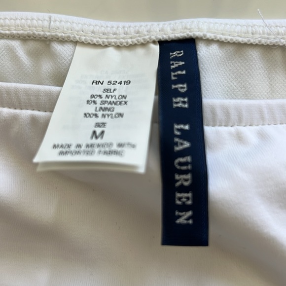 Ralph Lauren White Swim Bottoms (M) - Picture 2 of 5